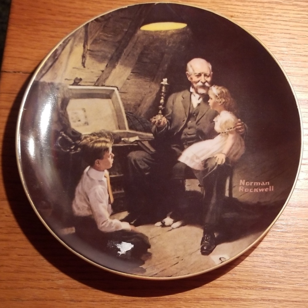 Norman Rockwell Plate